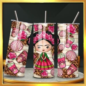 Frida - 20oz Tumbler Stainless Steel Handmade with ❤️ IMG4808